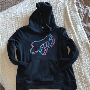Black fox hoodie